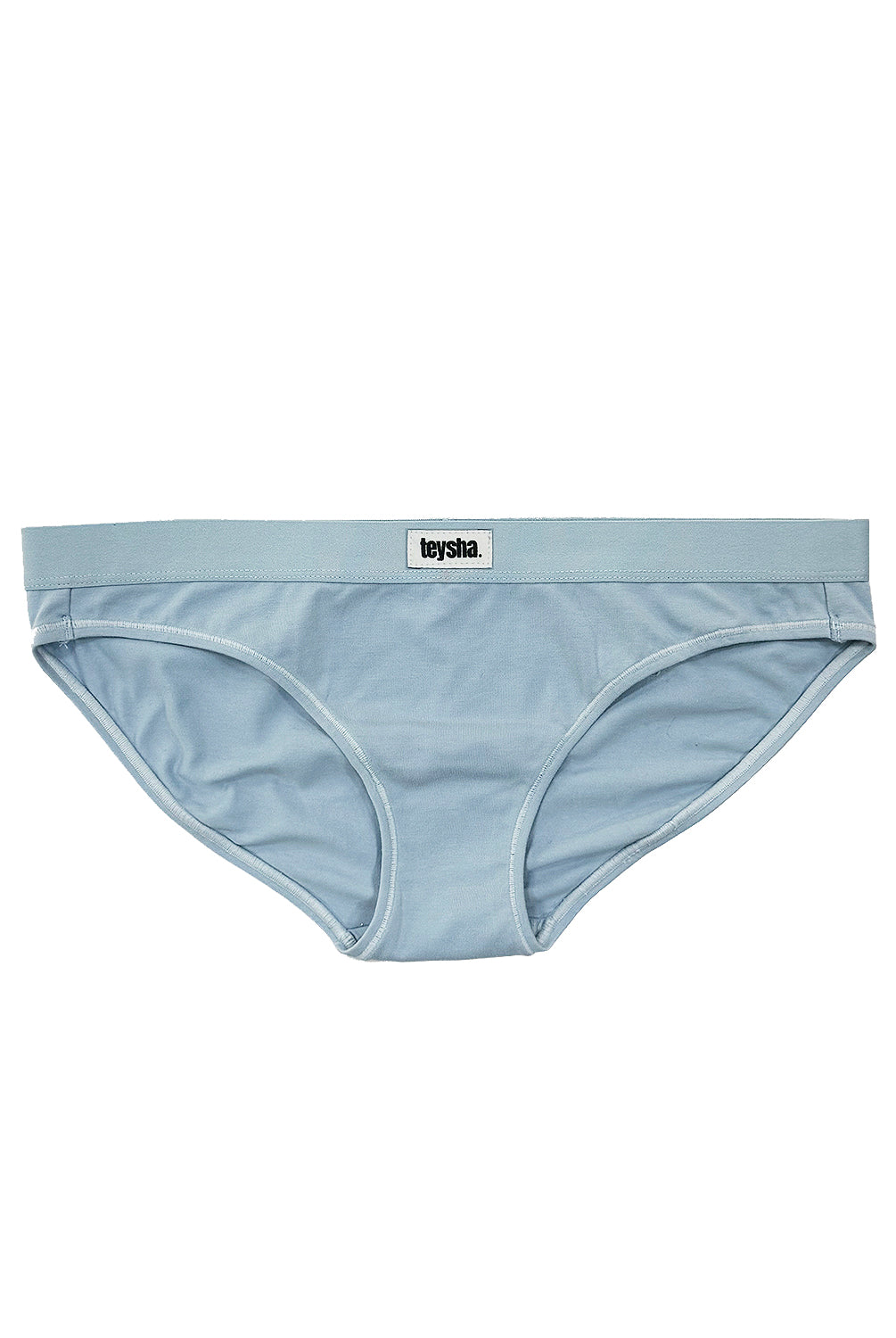 teysha organic cotton bikini briefs in dusty blue