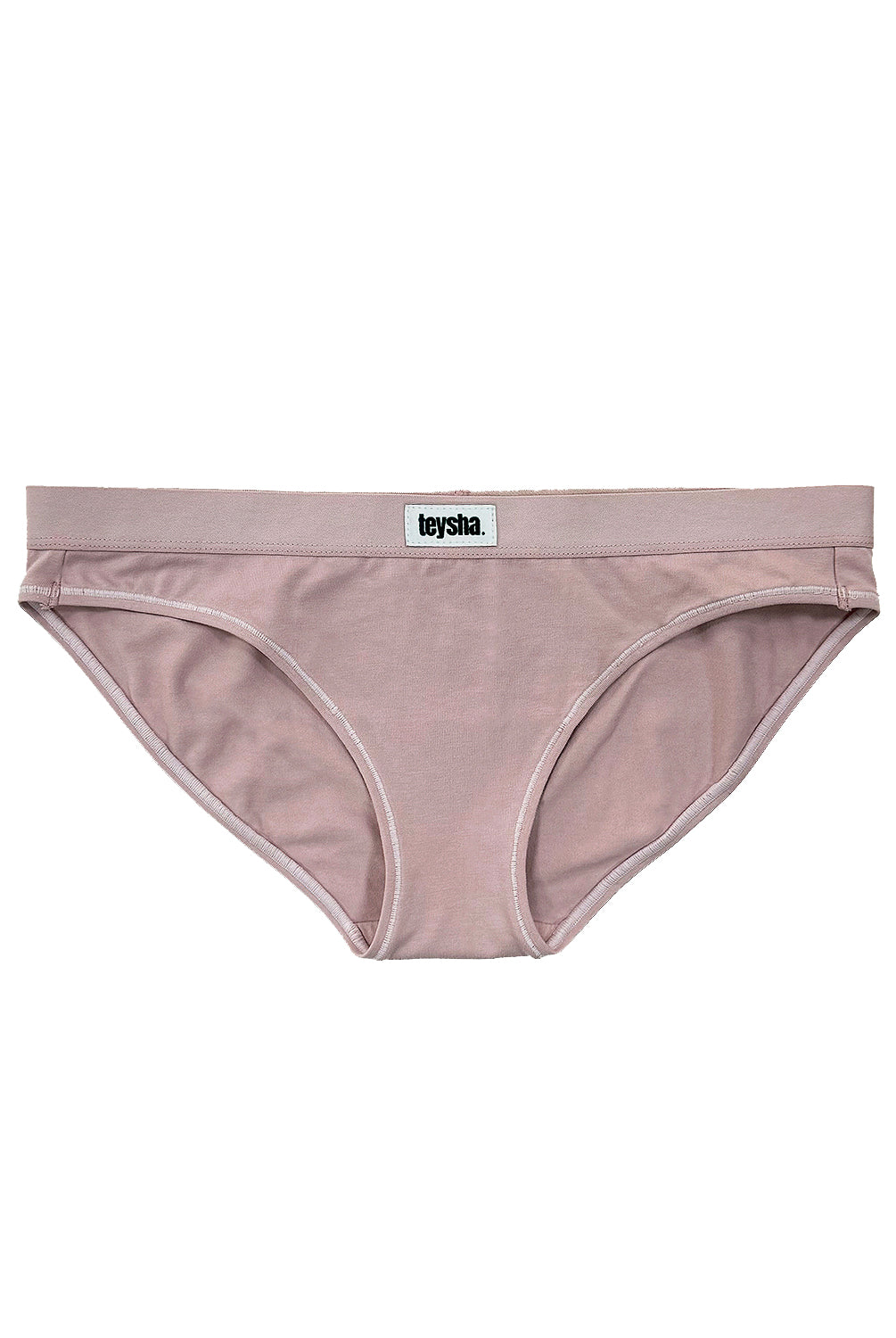 teysha organic cotton bikini briefs in dusty pink