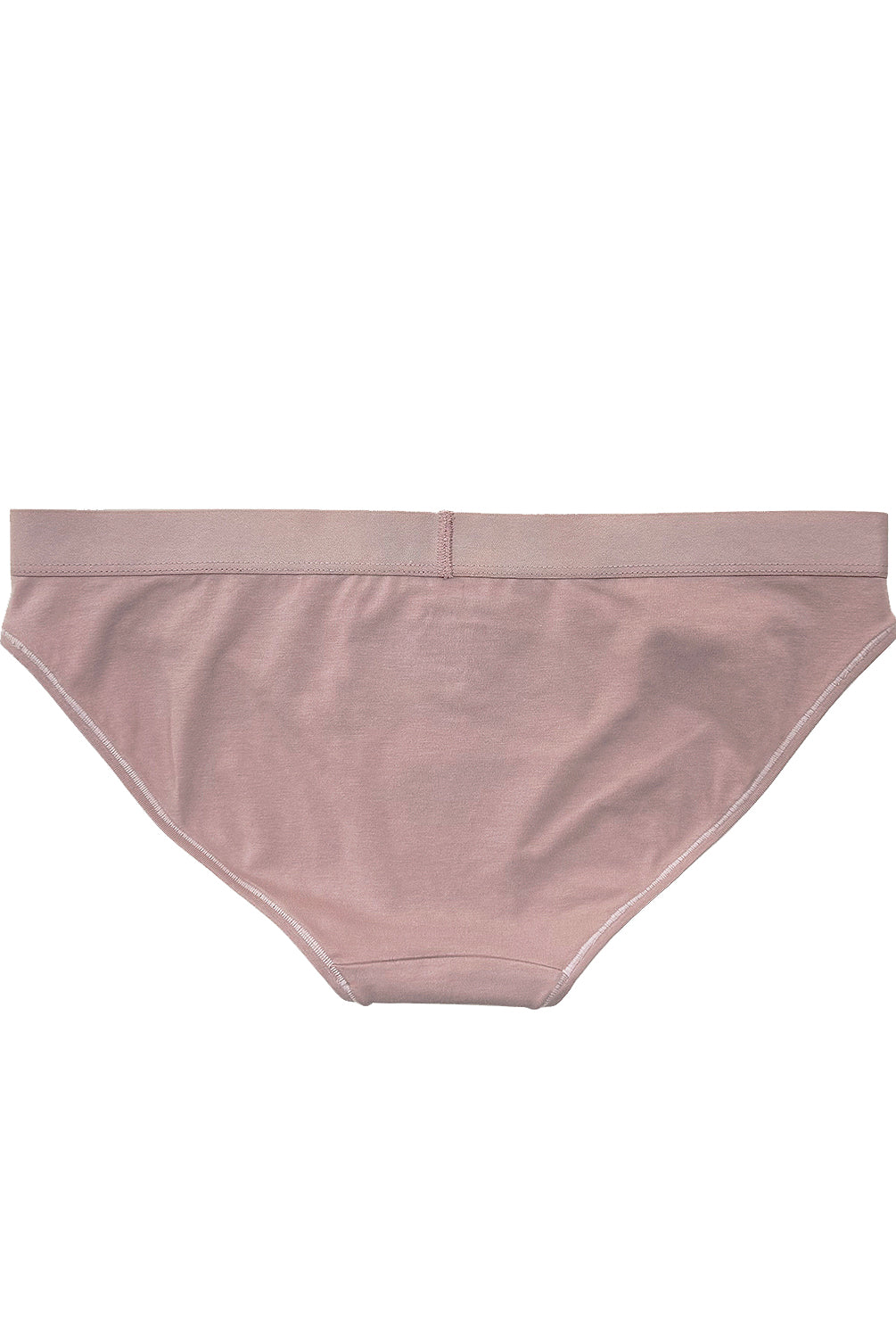 teysha organic cotton bikini briefs in dusty pink, back view