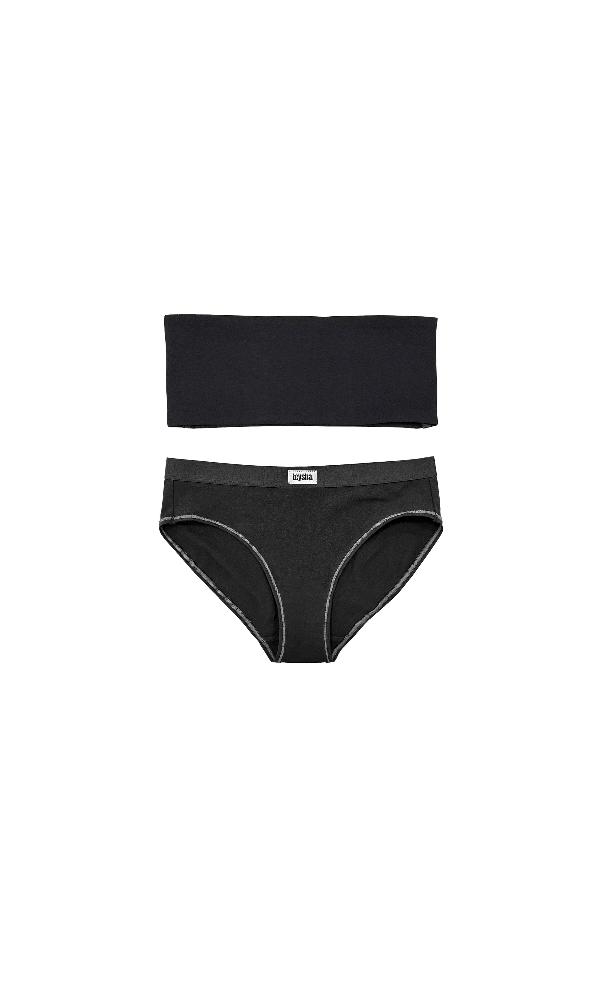 Organic Bandeau Black Edition Set