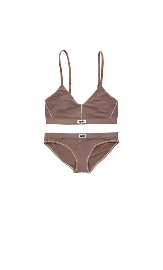 Soft Cup Natural Brown Duo Set