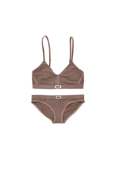 Organic Soft Cup Natural Brown Duo Set