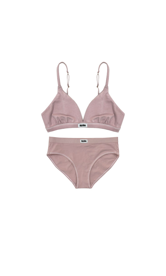 Triangle Dusty Pink Set