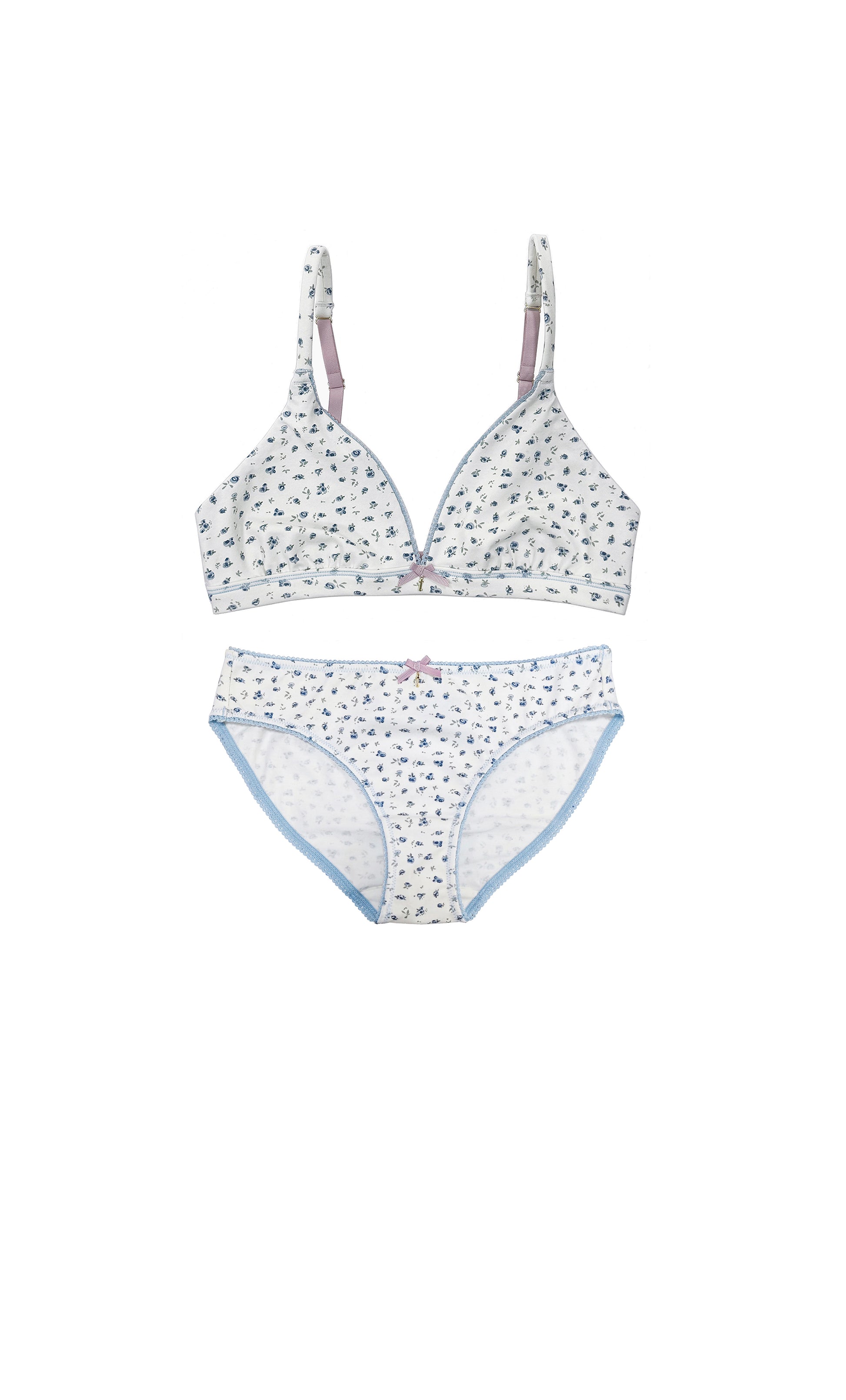 Organic Triangle Ditsy Floral Set
