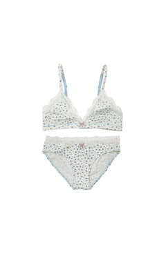 Organic Ditsy Floral Lace Set