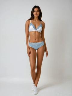 Organic Winter Sky Collection with Lace