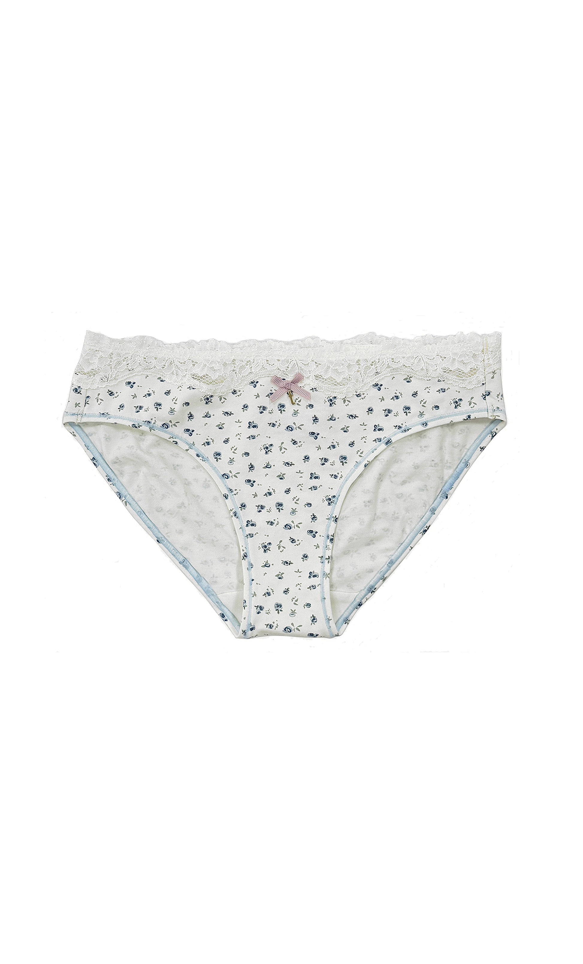 Organic Bikini Lace Underwear Ditsy Floral