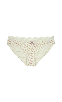 Organic Lace Underwear Vintage Rose