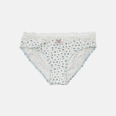 Organic Bikini Lace Underwear Ditsy Floral