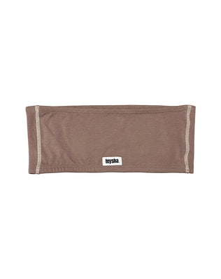 Organic Bandeau Natural Brown Duo Set