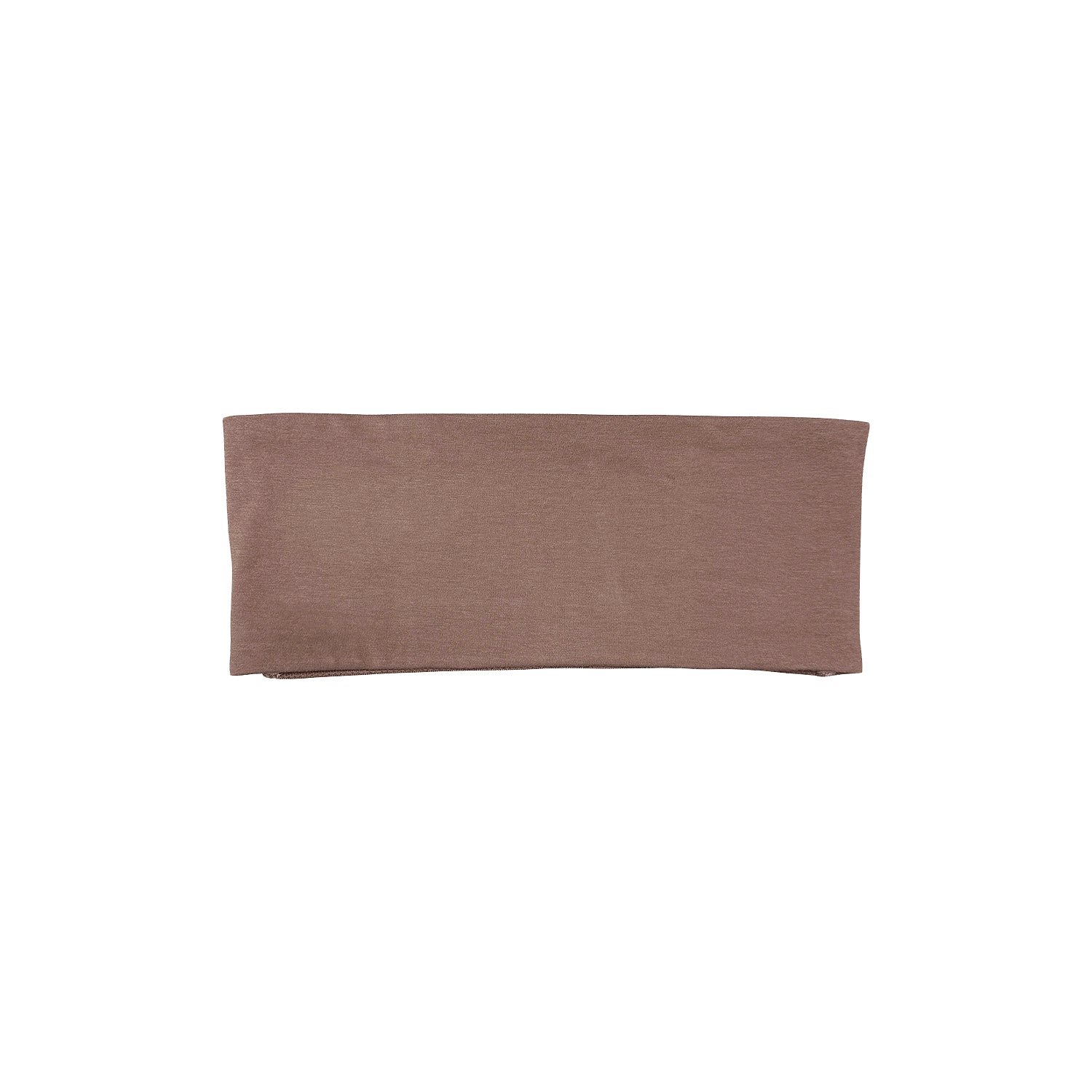 brown cotton bandeau front view