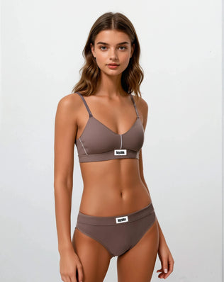 4 Pack Organic Low Rise Underwear Set