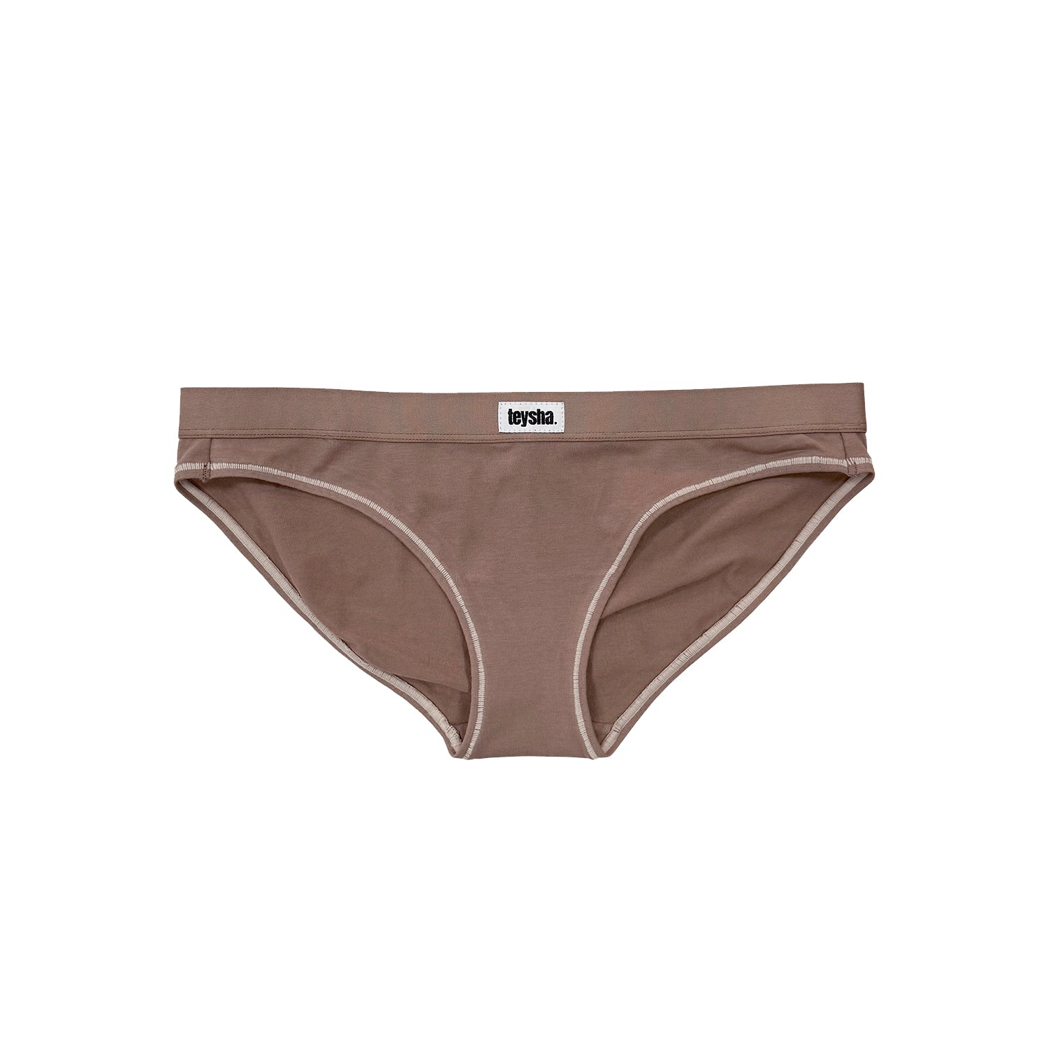 Organic Bandeau Natural Brown Duo Set