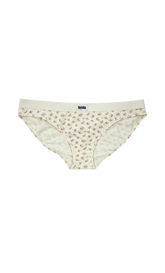 3 Pack Cotton Bikini Vintage Rose