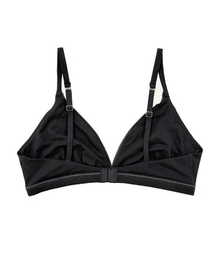 Organic Triangle Bra Black Edition