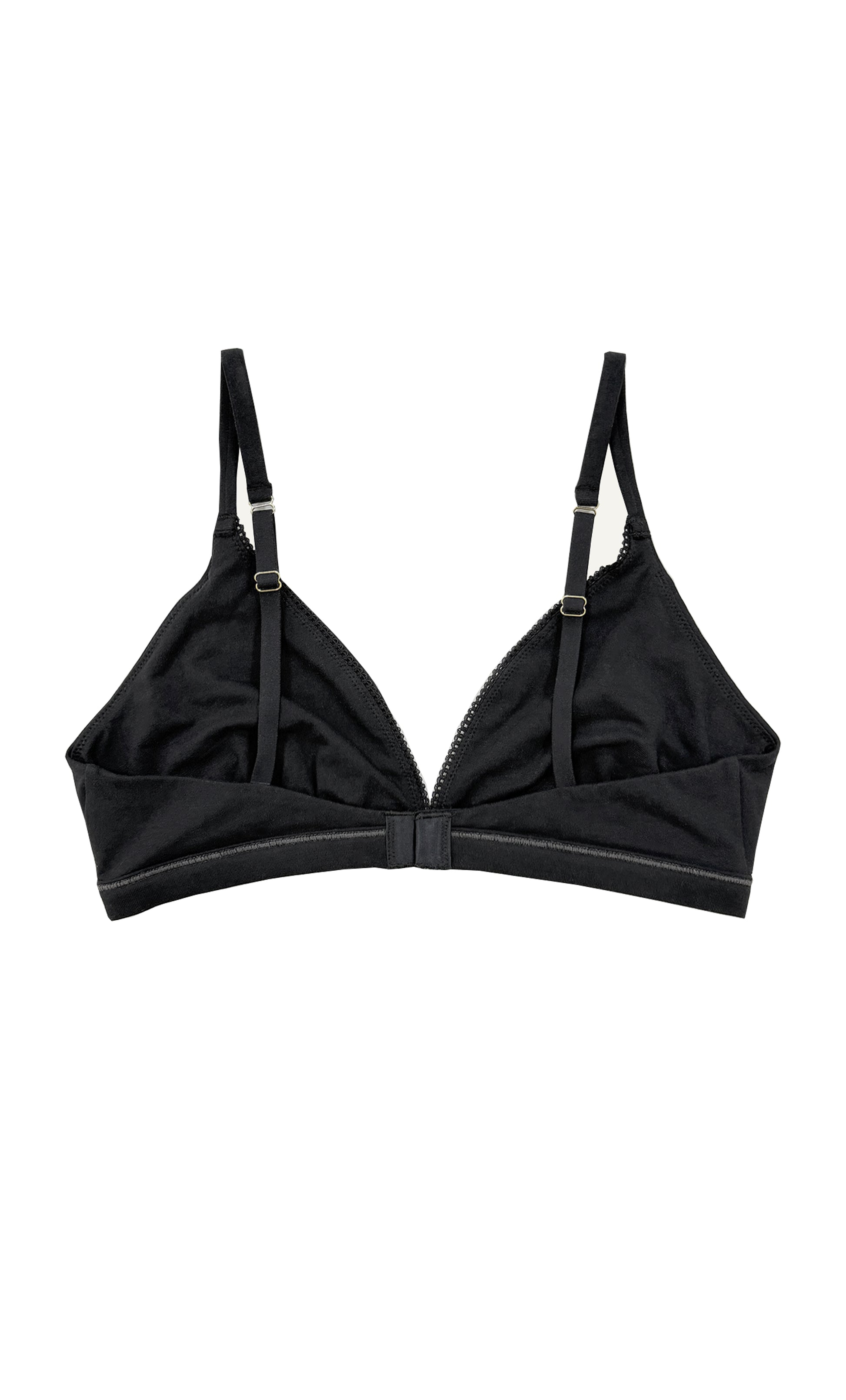 Organic Triangle Bra Black Edition