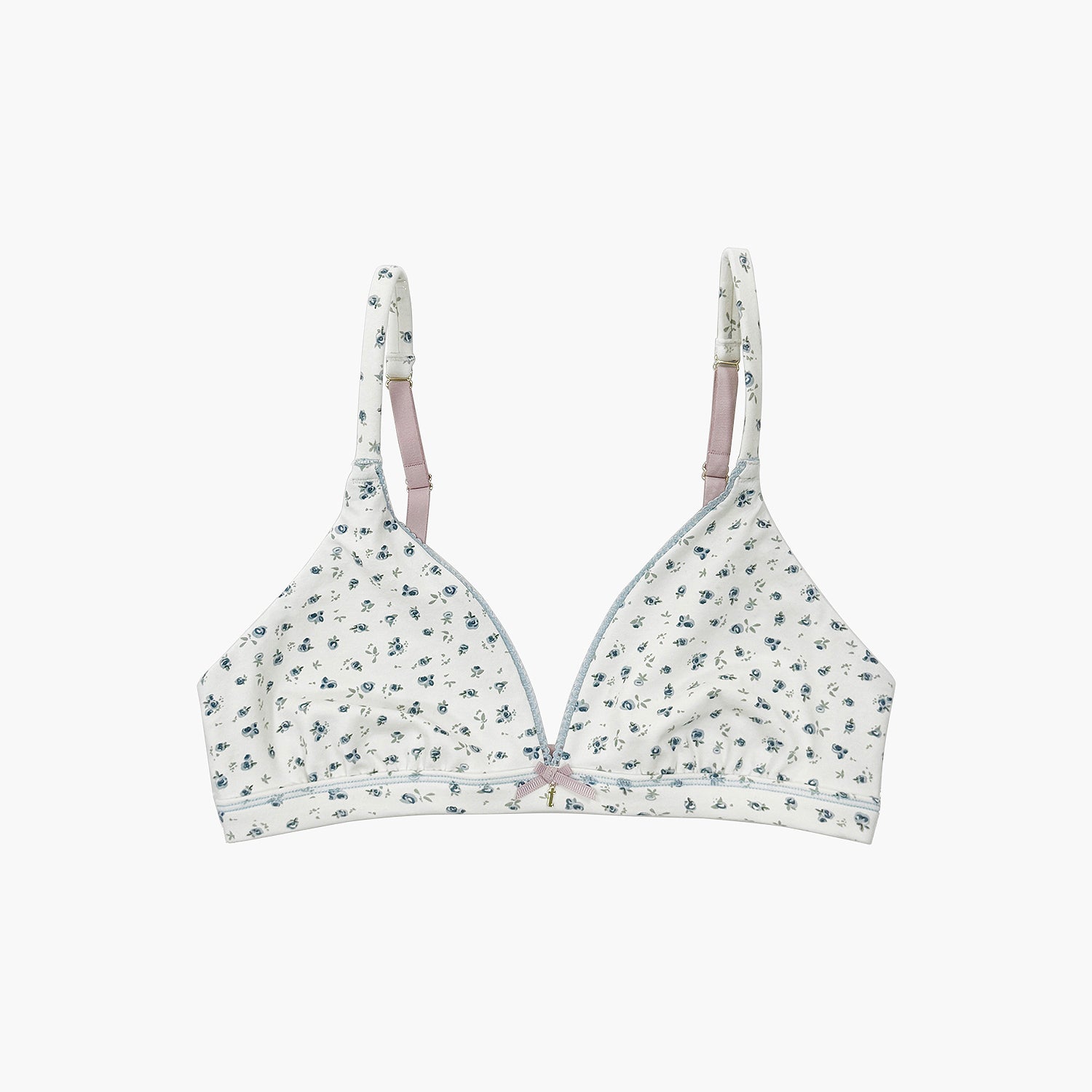 Organic Triangle Bra Ditsy Floral