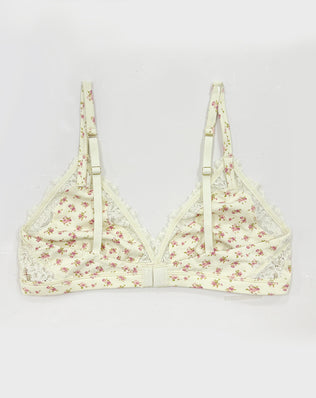 Cotton Vintage Rose Lace Set