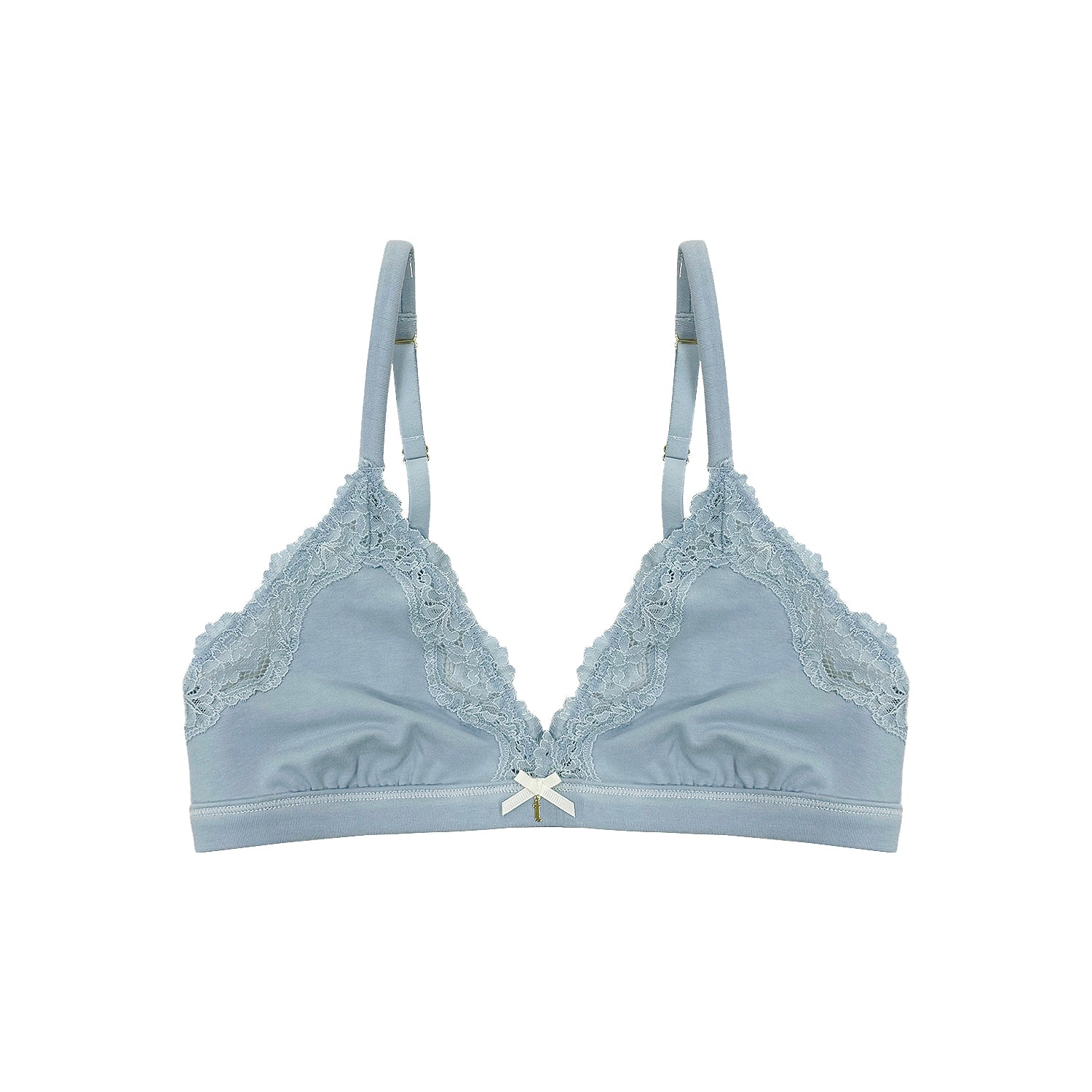 Organic Lace Dusty Blue Duo Set