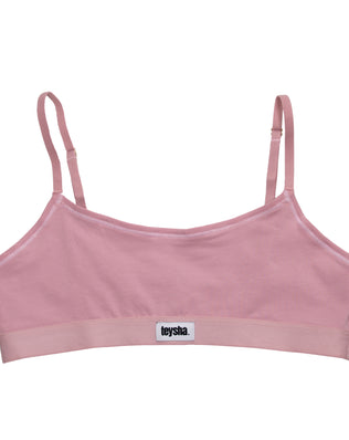 Cotton crop top bra