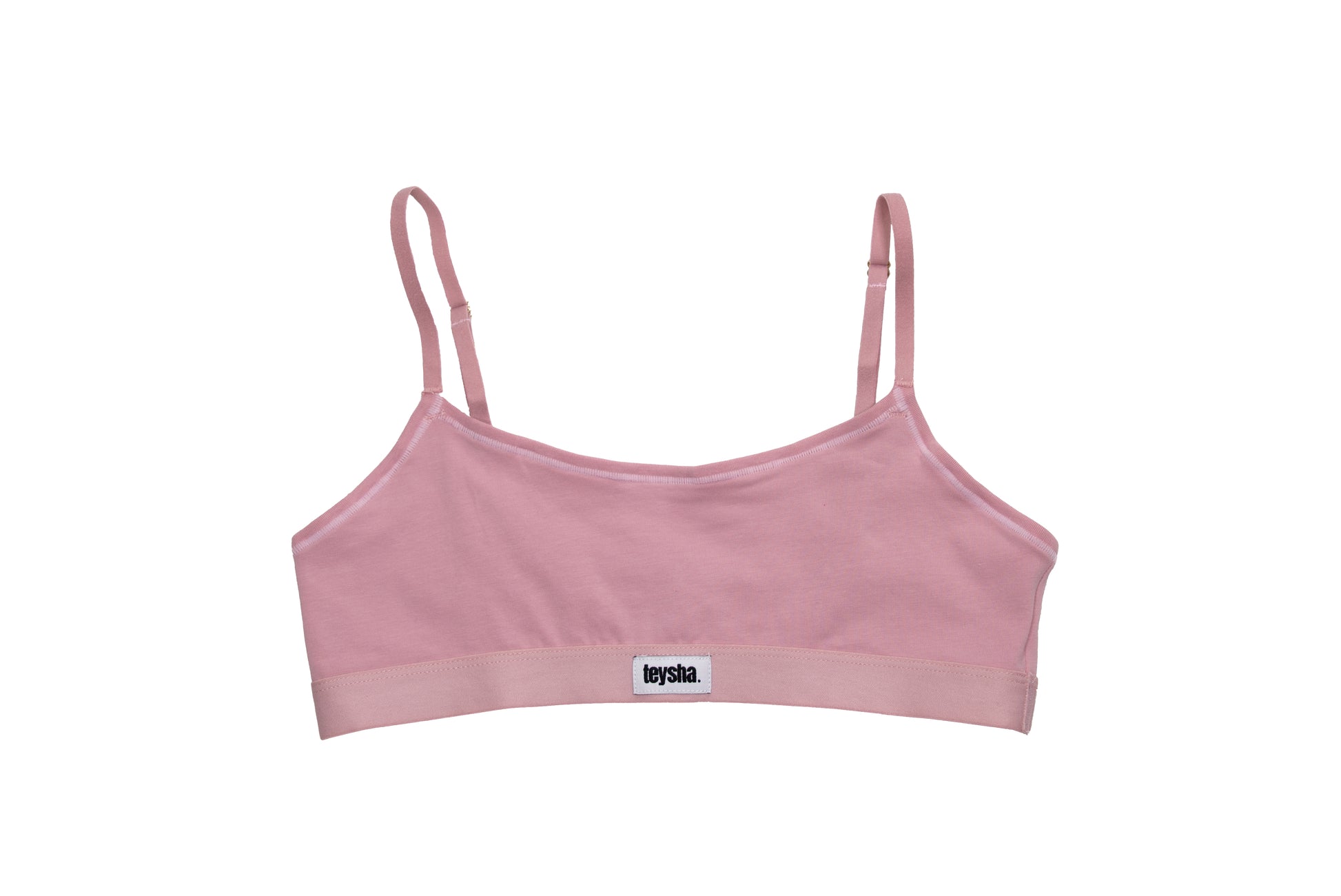 Cotton crop top bra