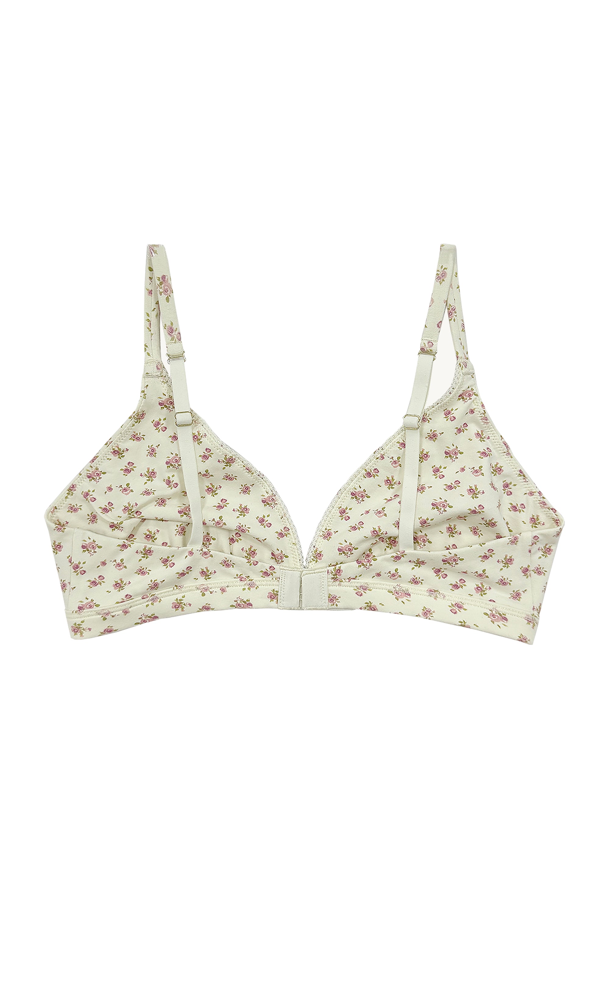 Organic Triangle Bra Vintage Rose